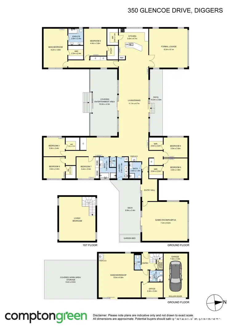 Floorplan of Homely house listing, 350 Glencoe Drive, Diggers Rest VIC 3427