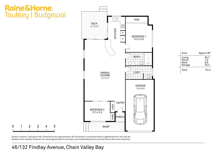Floorplan of Homely house listing, 46/132 Findlay Avenue, Chain Valley Bay NSW 2259