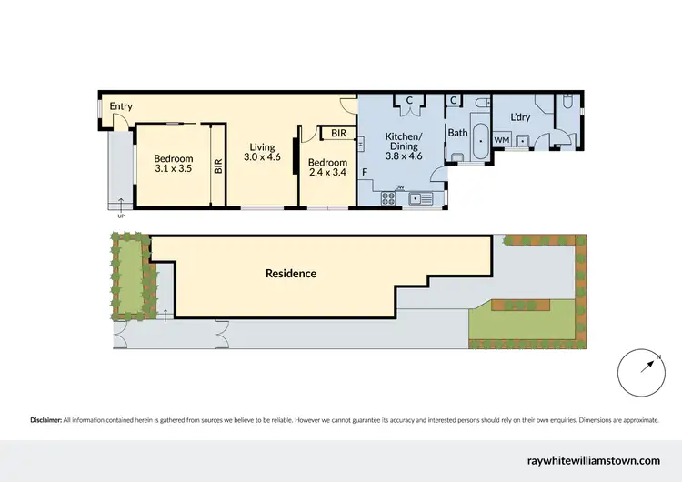 Floorplan of Homely house listing, 4 Crawford Street, Newport VIC 3015