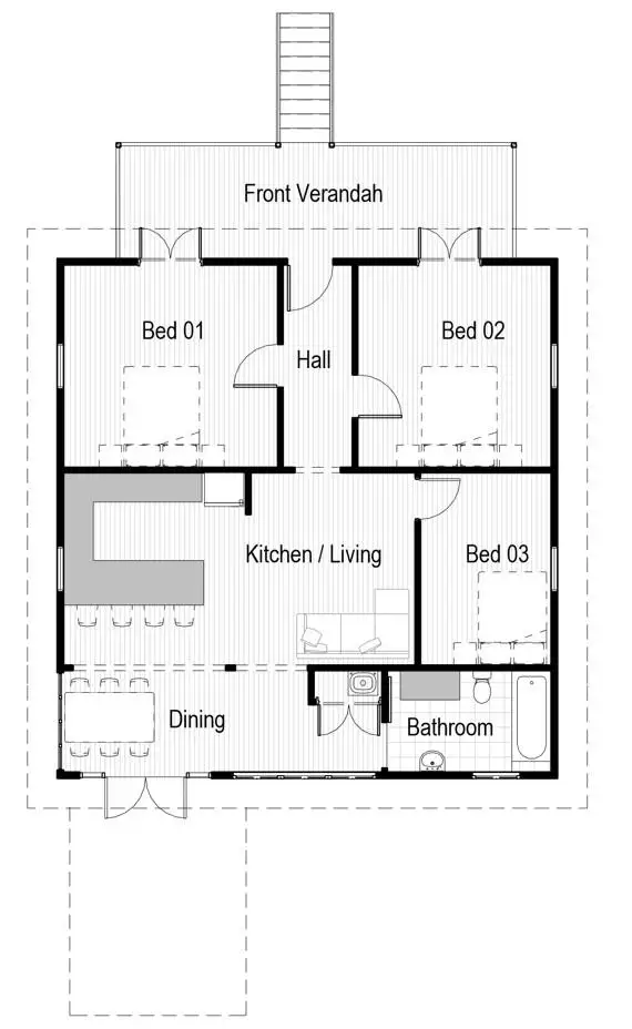 Floorplan of Homely house listing, 58 Thorn Street, Ipswich QLD 4305