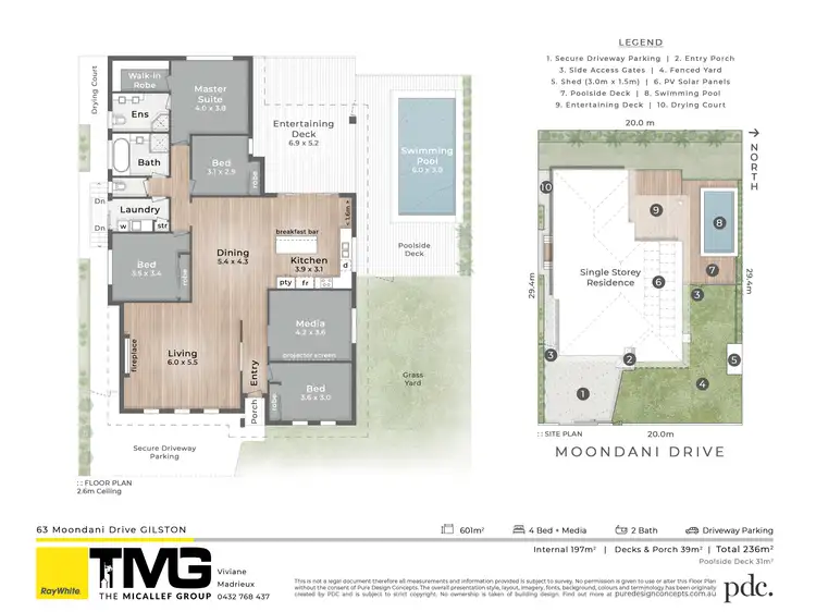 Floorplan of Homely house listing, 63 Moondani Drive, Gilston QLD 4211