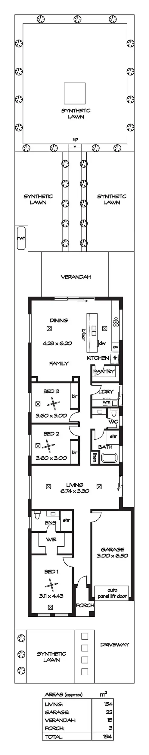 Floorplan of Homely house listing, 422 Wright Road, Modbury SA 5092