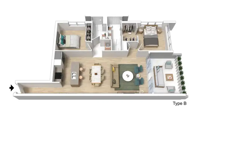 Floorplan of Homely apartment listing, 24/137 Eugaree Street, Southport QLD 4215
