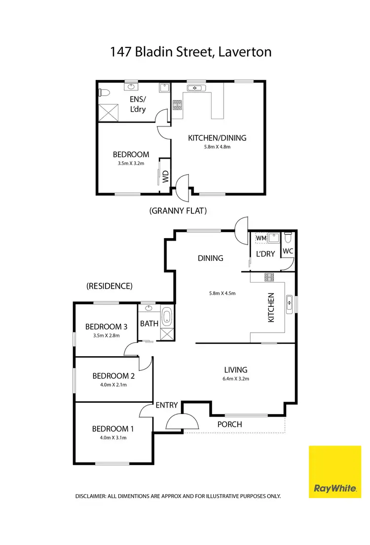 Floorplan of Homely house listing, 147 Bladin Street, Laverton VIC 3028