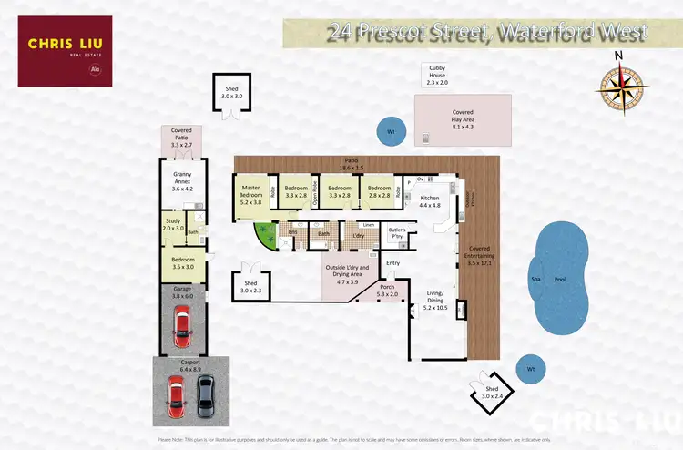 Floorplan of Homely house listing, 24 Prescot Street, Waterford West QLD 4133