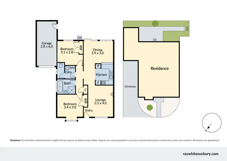 Floorplan of Homely villa listing, 6/23 Santolin Drive, Hillside VIC 3037