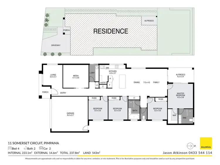 Floorplan of Homely house listing, 11 Somerset Circuit, Pimpama QLD 4209