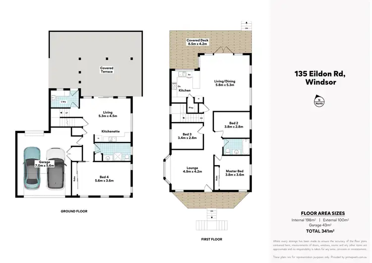 Floorplan of Homely house listing, 135 Eildon Road, Windsor QLD 4030
