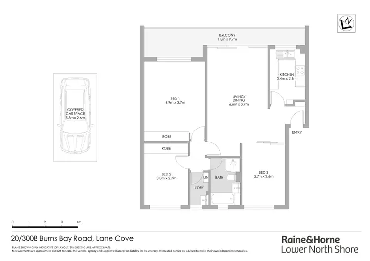Floorplan of Homely apartment listing, 20/300B Burns Bay Road, Lane Cove NSW 2066