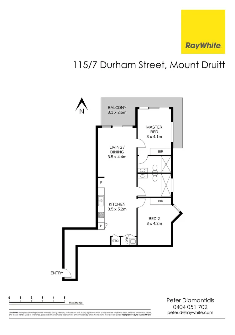 Floorplan of Homely unit listing, 509/7 Durham Street, Mount Druitt NSW 2770