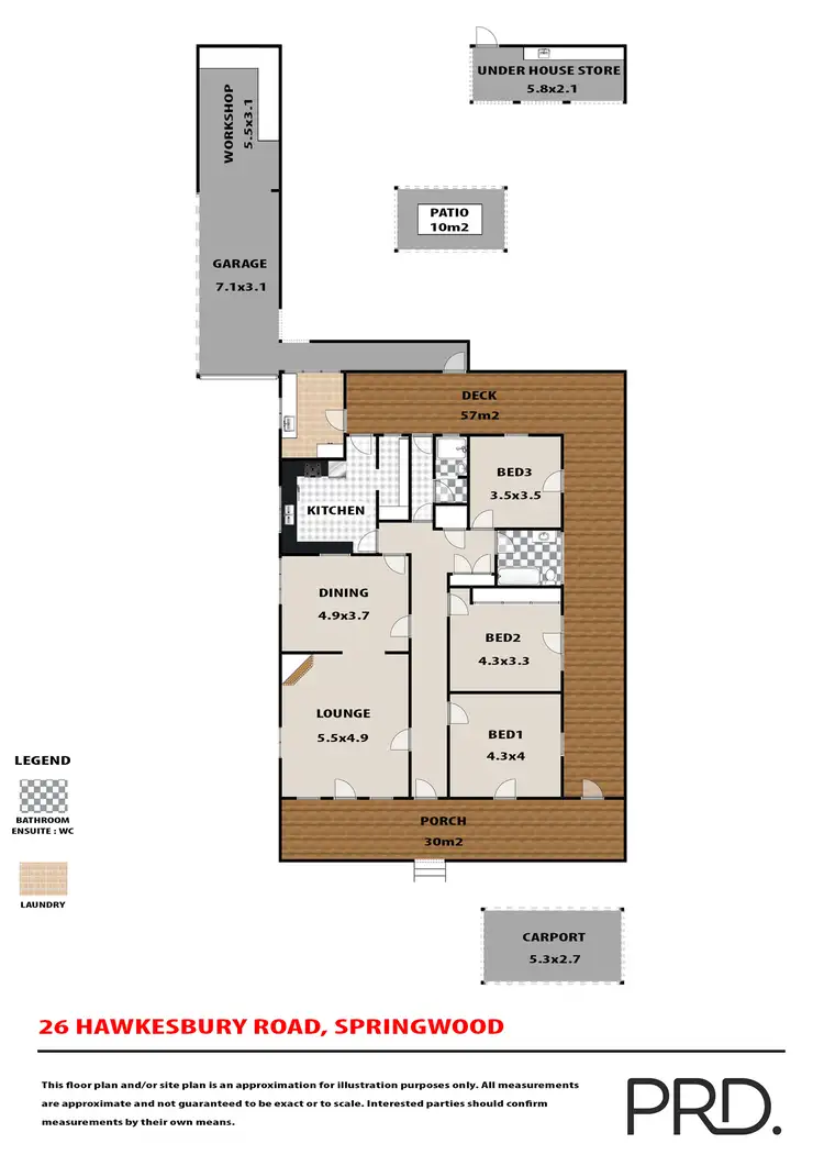 Floorplan of Homely house listing, 26 Hawkesbury Road, Springwood NSW 2777