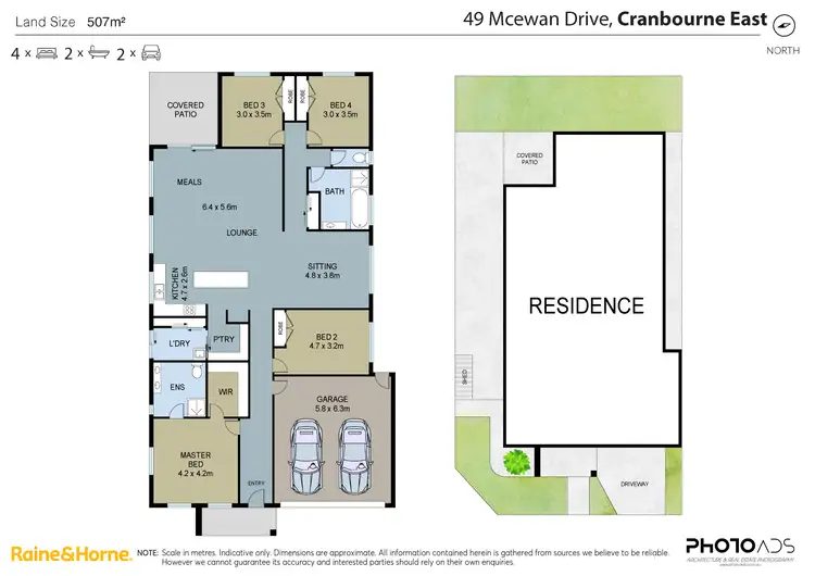 Floorplan of Homely house listing, 49 Mcewan Drive, Cranbourne East VIC 3977