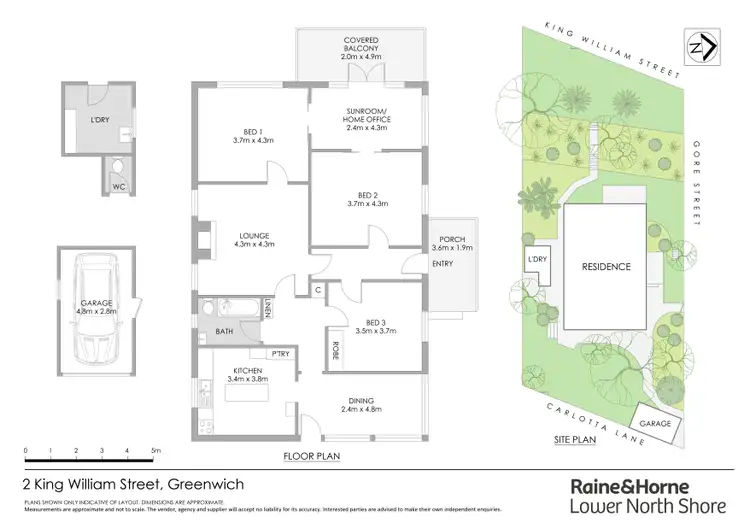 Floorplan of Homely house listing, 2 King William Street, Greenwich NSW 2065
