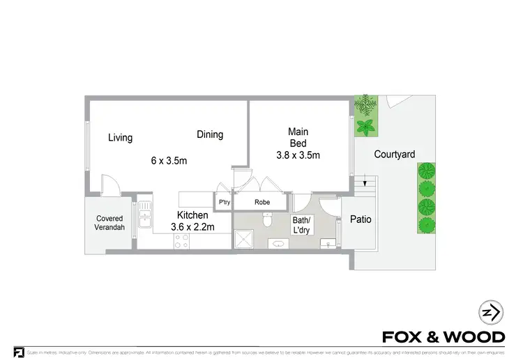 Floorplan of Homely villa listing, 2/53 Kurrajong Street, Sutherland NSW 2232