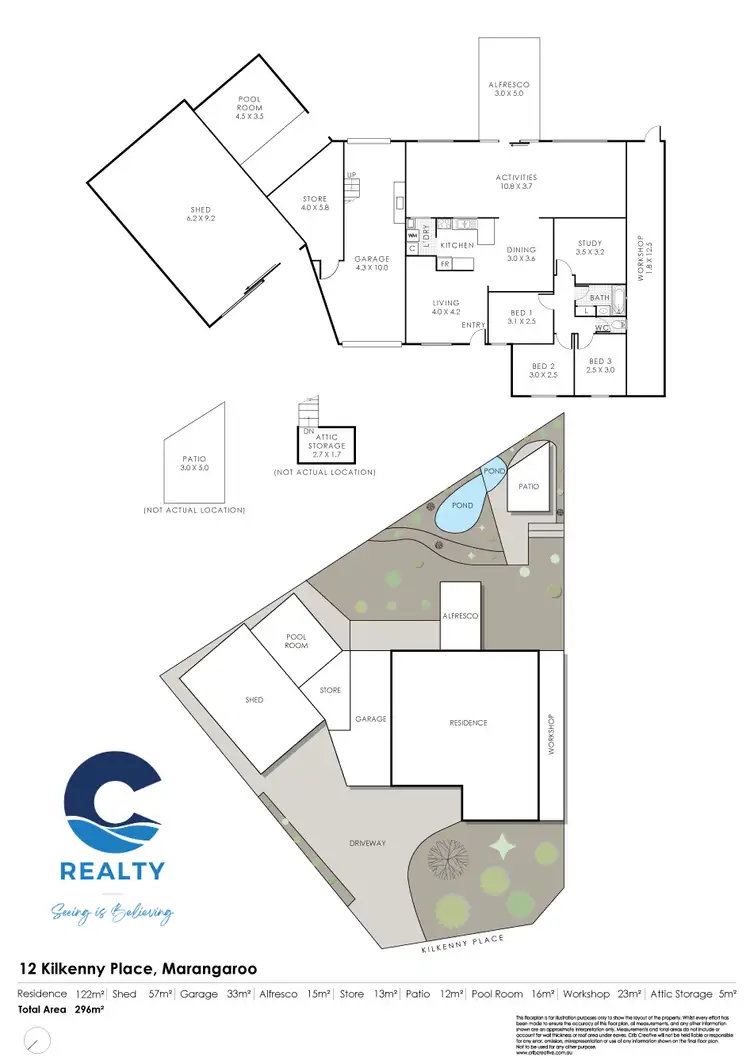 Floorplan of Homely house listing, 12 Kilkenny Place, Marangaroo WA 6064