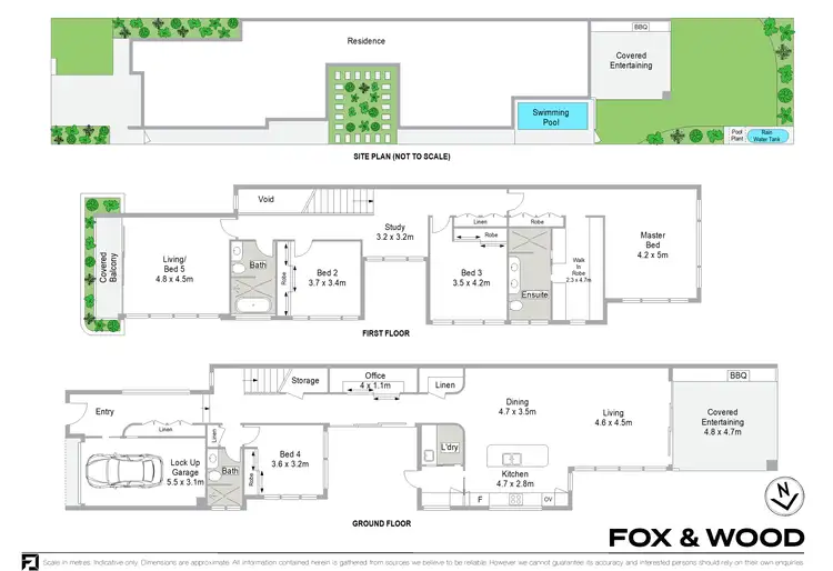 Floorplan of Homely semi-detached listing, 23A Carrington Avenue, Caringbah NSW 2229