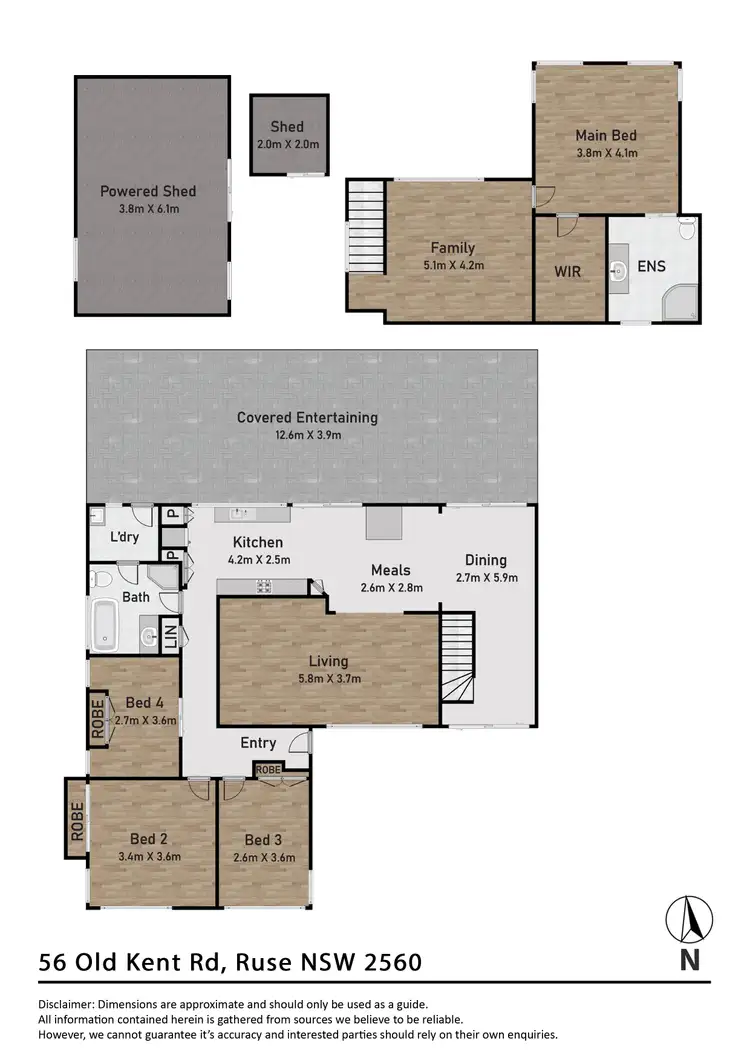 Floorplan of Homely house listing, 56 Old Kent Road, Ruse NSW 2560