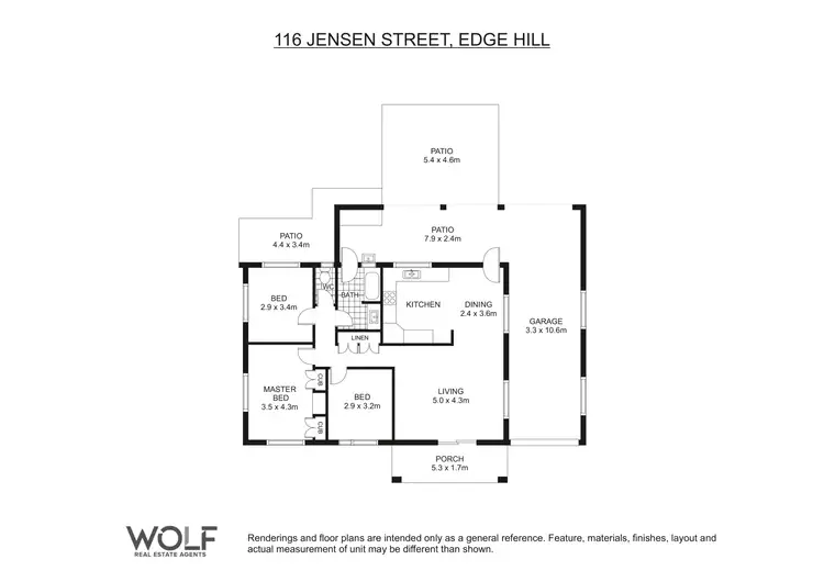 Floorplan of Homely house listing, 116 Jensen Street, Edge Hill QLD 4870