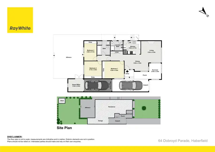 Floorplan of Homely house listing, 64 Dobroyd Parade (Entry Via Loudon Avenue), Haberfield NSW 2045