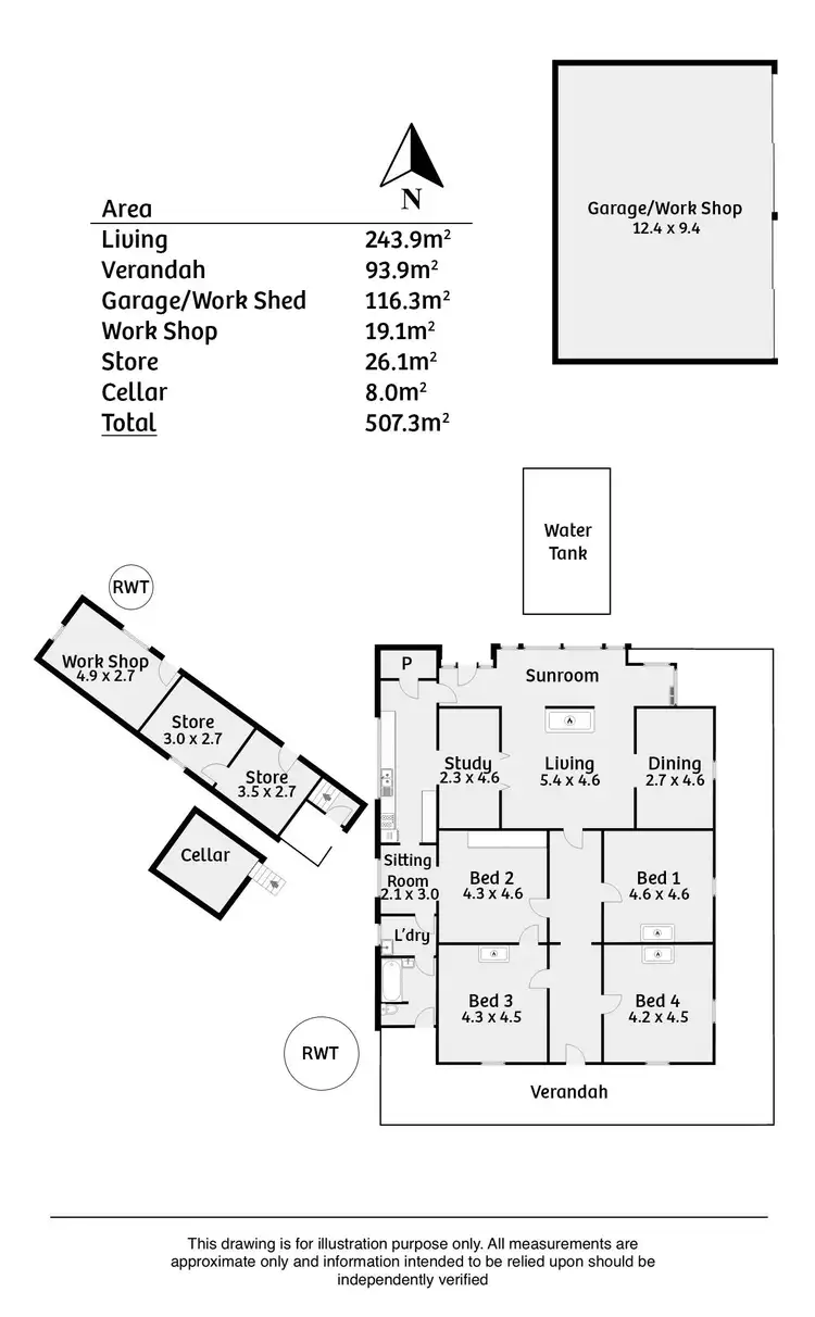 Floorplan of Homely house listing, 35 Old Mulgundawa School Road, Mulgundawa SA 5255