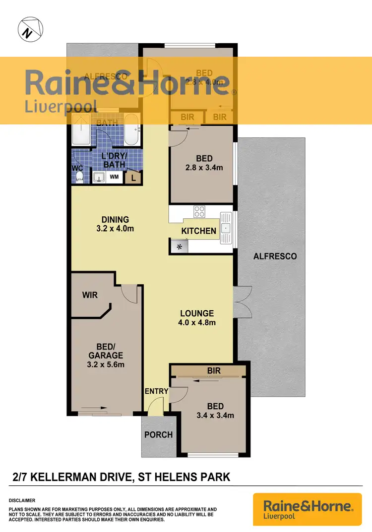 Floorplan of Homely house listing, 2/7 Kellerman Drive, St Helens Park NSW 2560