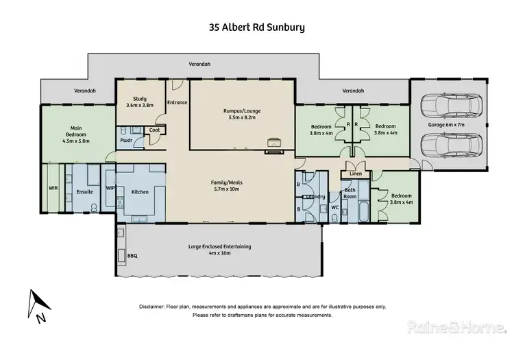 Floorplan of Homely house listing, 35 Albert Road, Sunbury VIC 3429