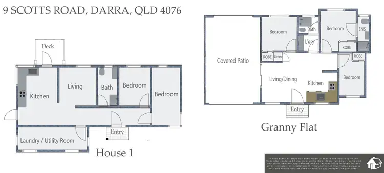 Floorplan of Homely house listing, 9 Scotts Road, Darra QLD 4076