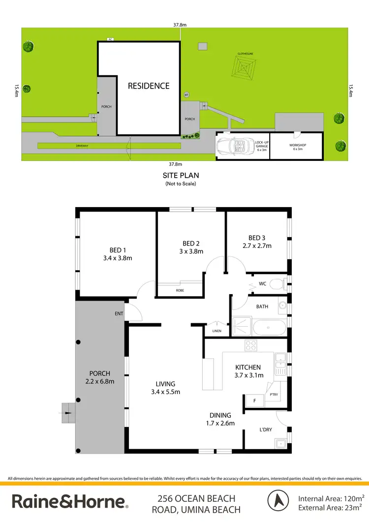 Floorplan of Homely house listing, 256 Ocean Beach Road, Umina Beach NSW 2257