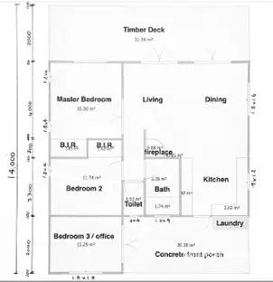 Floorplan of Homely house listing, 91 Mary Jane Drive, Julatten QLD 4871