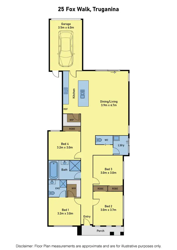 Floorplan of Homely house listing, 25 Fox Walk, Truganina VIC 3029