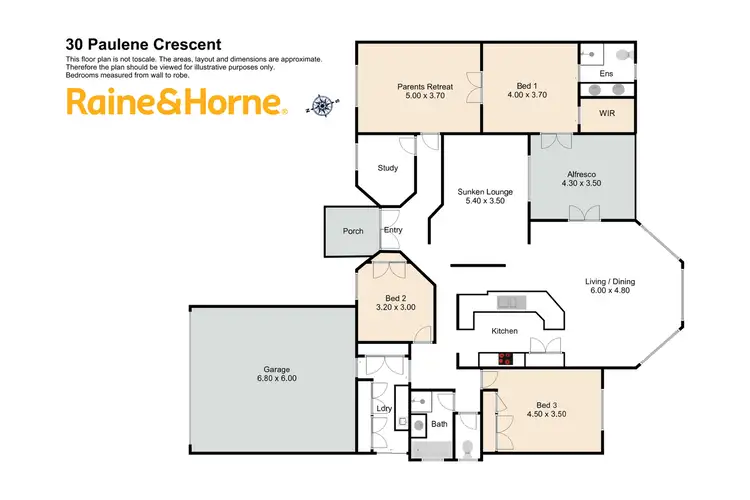 Floorplan of Homely house listing, 30 Paulene Crescent, Kearneys Spring QLD 4350
