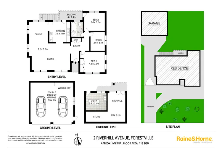Floorplan of Homely house listing, 2 Riverhill Avenue, Forestville NSW 2087