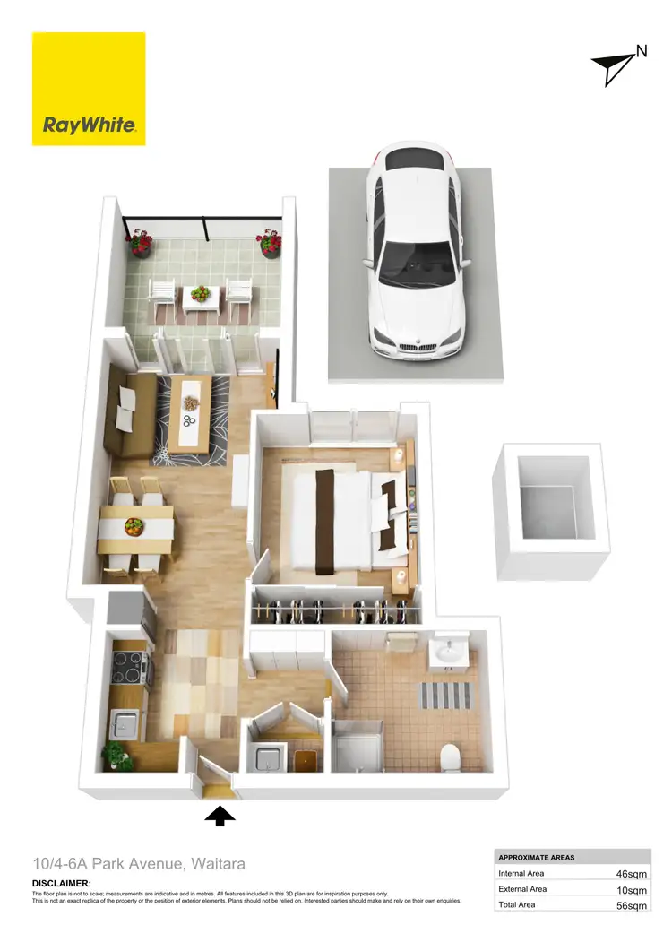 Floorplan of Homely apartment listing, 10/4-6 Park Avenue, Waitara NSW 2077