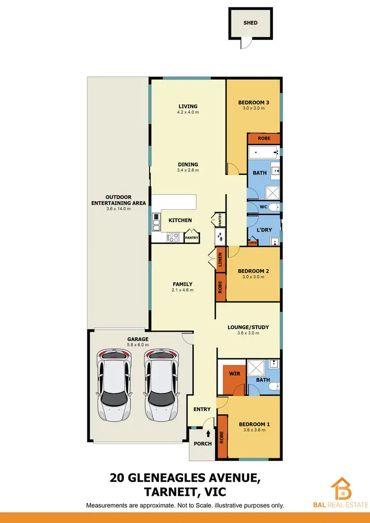 Floorplan of Homely house listing, 20 Gleneagles Avenue, Tarneit VIC 3029