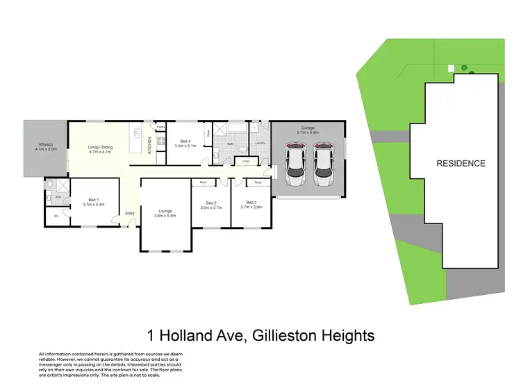 Floorplan of Homely house listing, 1 Holland Circuit, Gillieston Heights NSW 2321