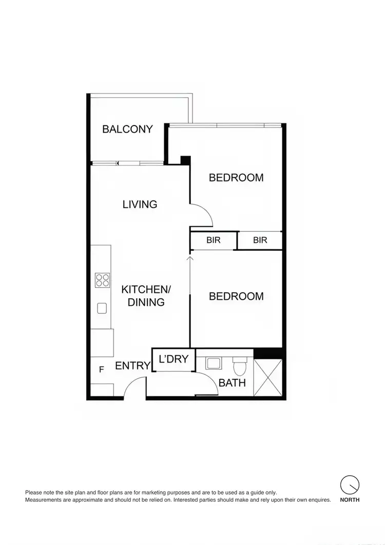 Floorplan of Homely apartment listing, 2808/11 Rose Lane, Melbourne VIC 3000