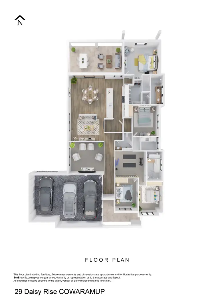 Floorplan of Homely house listing, 29 Daisy Rise, Cowaramup WA 6284
