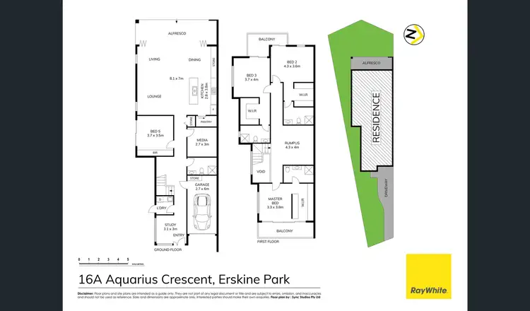 Floorplan of Homely house listing, 16a Aquarius Crescent, Erskine Park NSW 2759