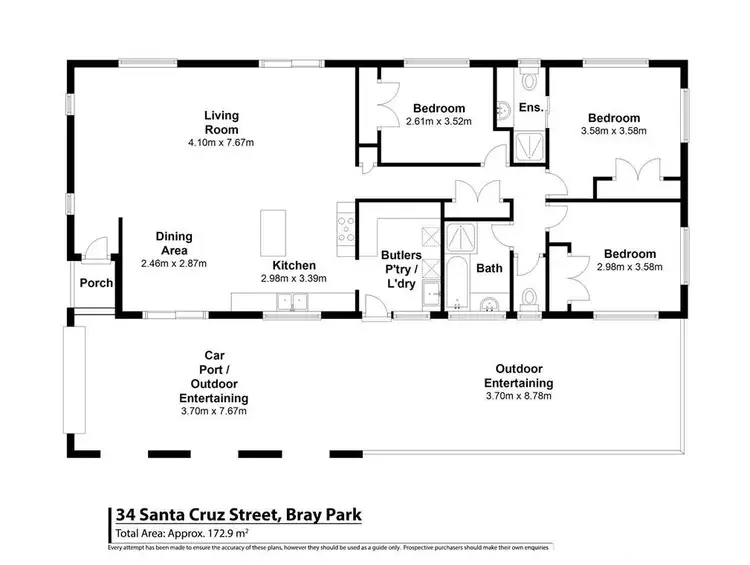 Floorplan of Homely house listing, 34 Santa Cruz Street, Bray Park QLD 4500