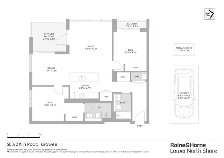 Floorplan of Homely apartment listing, 503/2 Kiln Road, Kirrawee NSW 2232