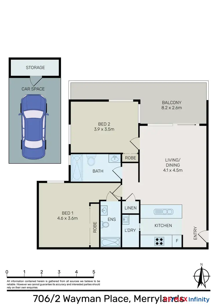 Floorplan of Homely apartment listing, Address available on request