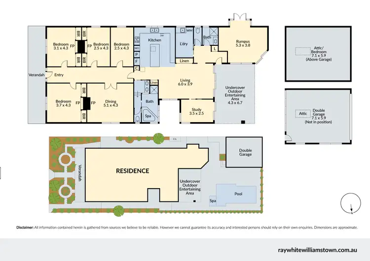 Floorplan of Homely house listing, 107 Victoria Street, Williamstown VIC 3016