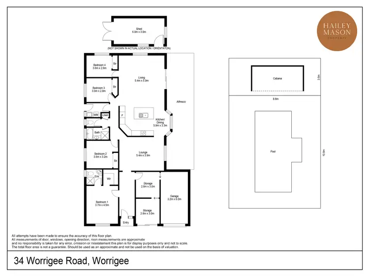 Floorplan of Homely house listing, 34 Worrigee Road, Worrigee NSW 2540