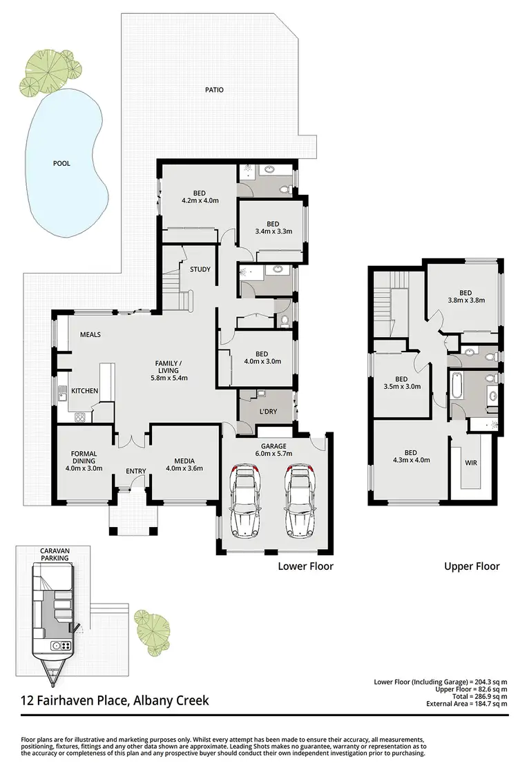 Floorplan of Homely house listing, 12 Fairhaven Place, Albany Creek QLD 4035