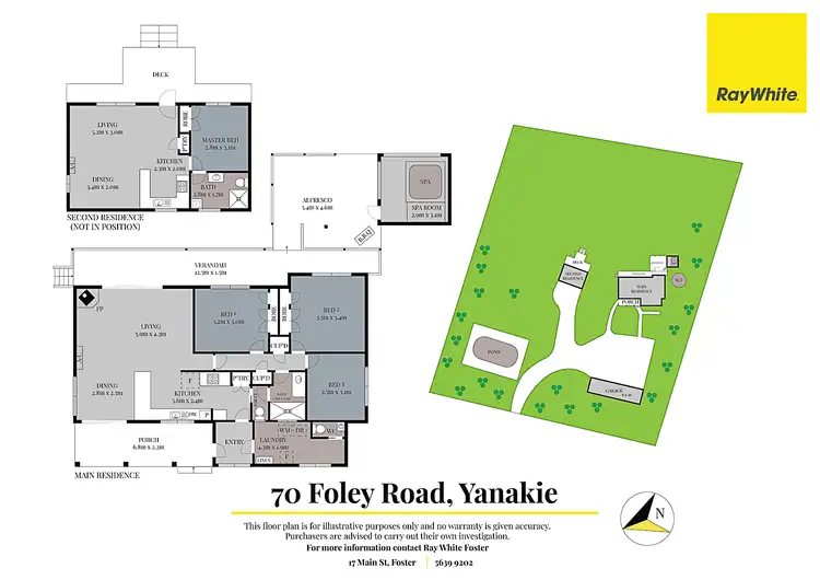 Floorplan of Homely house listing, 70 Foley Rd, Yanakie VIC 3960