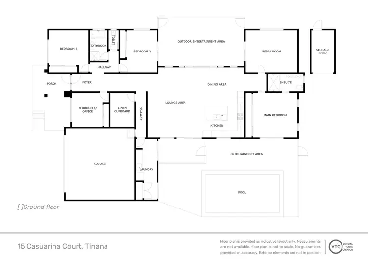 Floorplan of Homely house listing, 15 Casuarina Court, Tinana QLD 4650