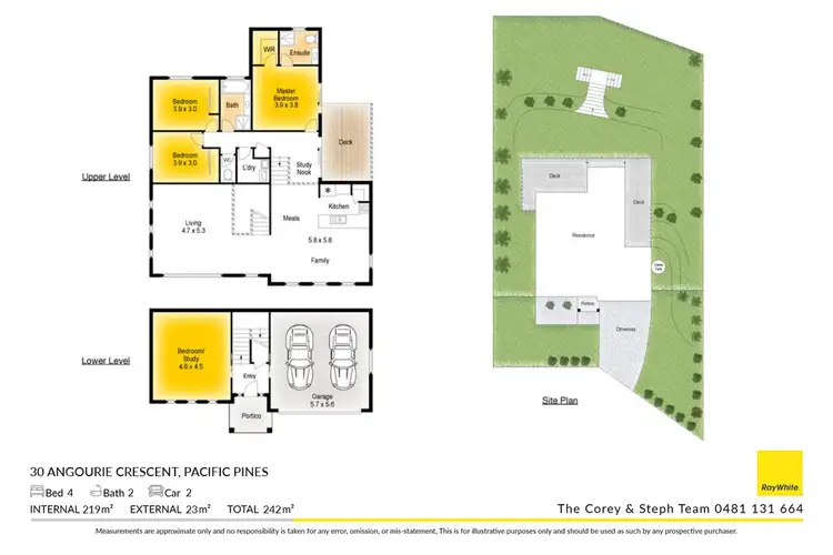 Floorplan of Homely house listing, 30 Angourie Crescent, Pacific Pines QLD 4211
