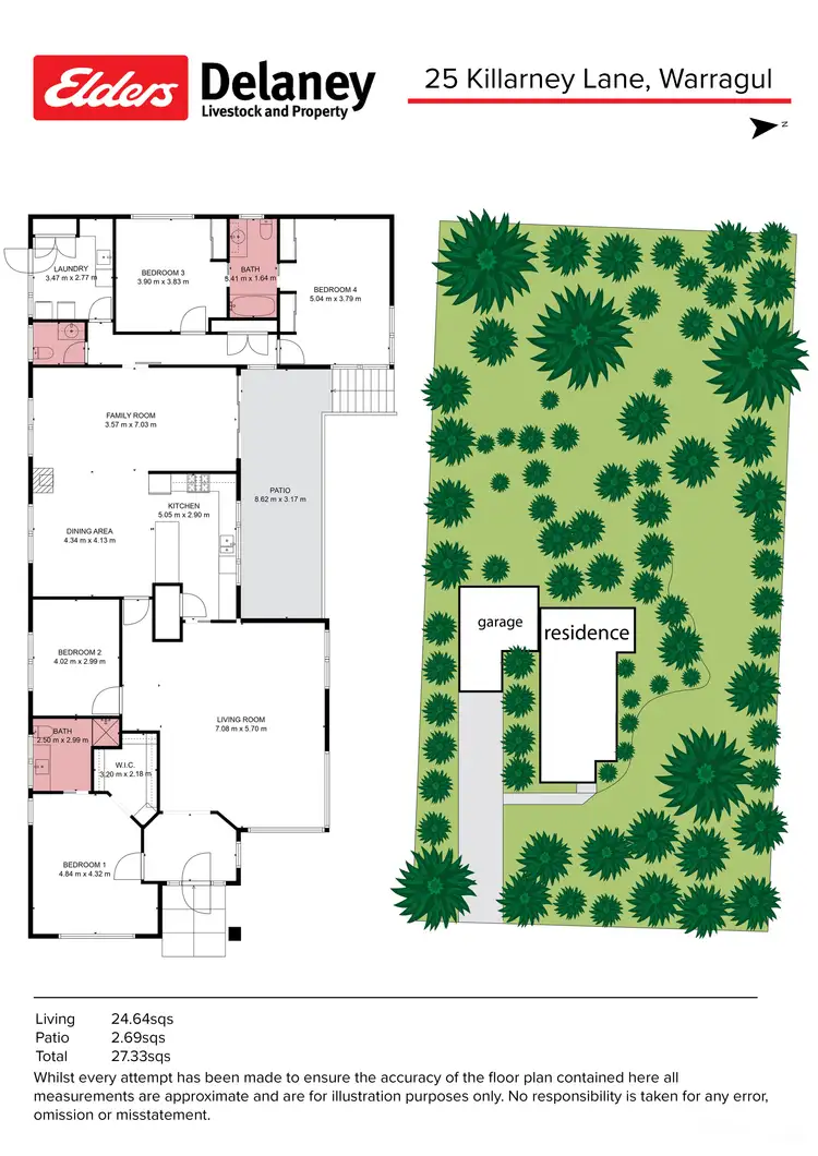 Floorplan of Homely house listing, 25 Killarney Lane, Warragul VIC 3820