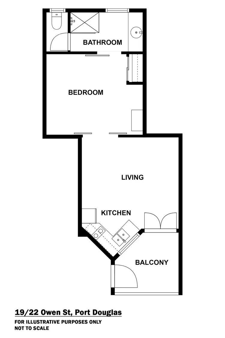 Floorplan of Homely apartment listing, 19/22-24 Owen Street, Port Douglas QLD 4877