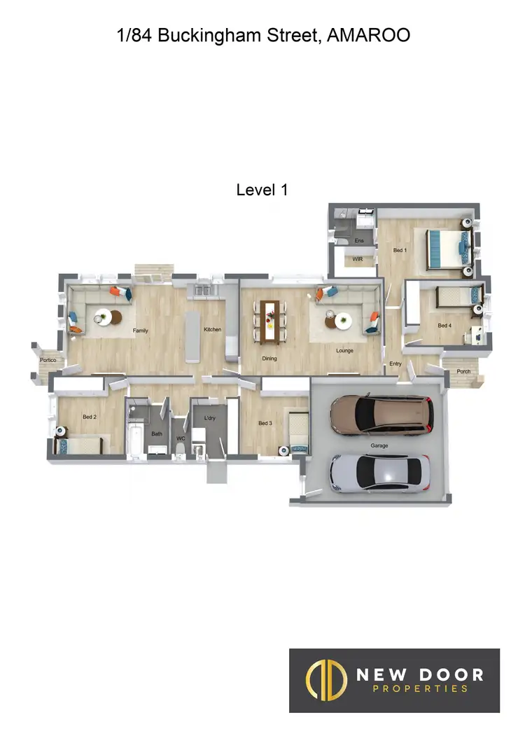 Floorplan of Homely house listing, 1/84 Buckingham Street, Amaroo ACT 2914